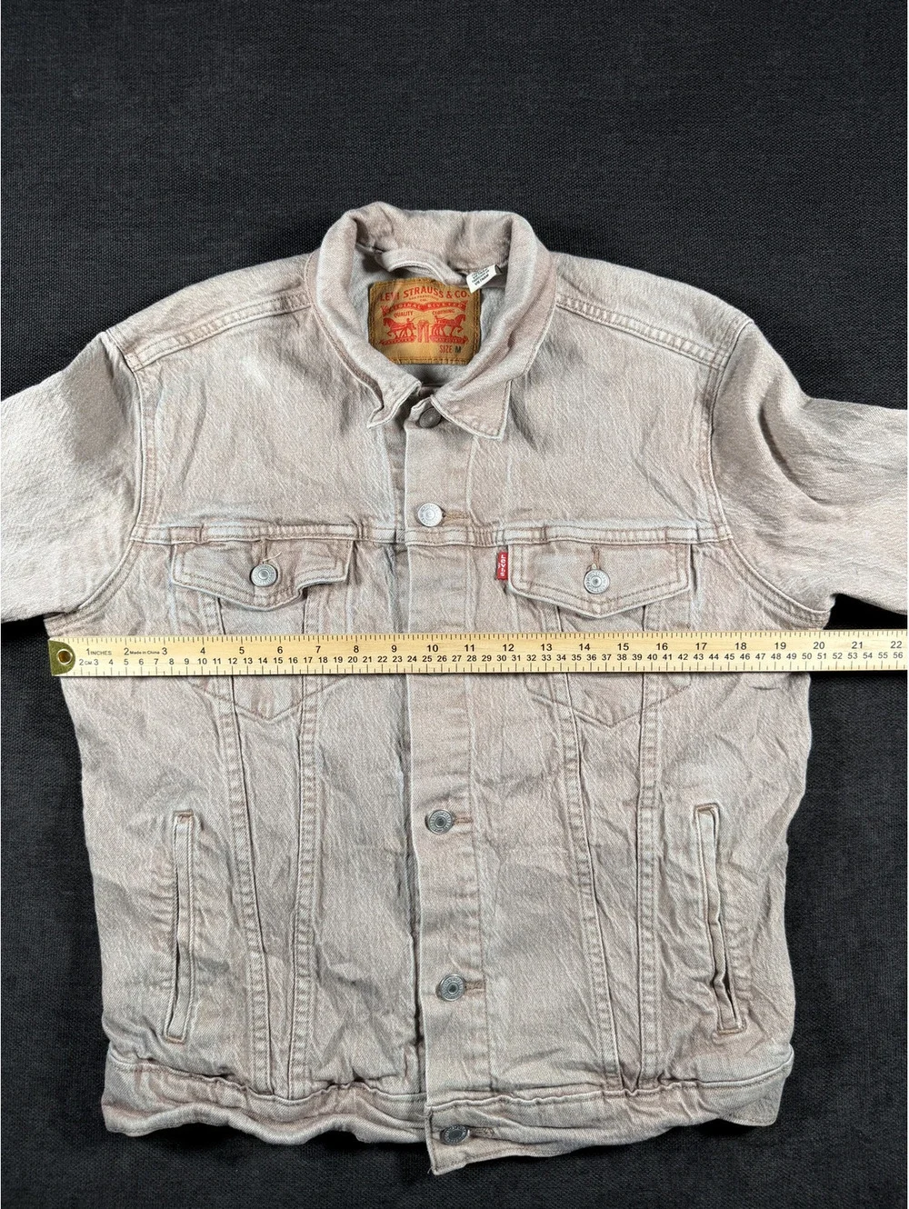 Levi's Men's Medium Beige Denim Jacket